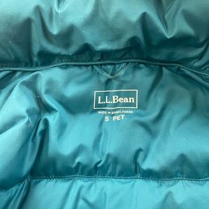 L.L. Bean Deep Teal Puffer Coat